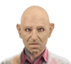 OLD MAN MASK wrinkly bald flexible realistic latex old man mask