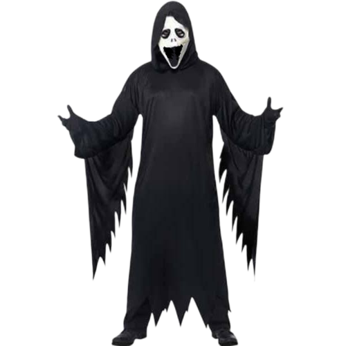 SCREAM style costume and Smiley GHOST FACE mask Scream