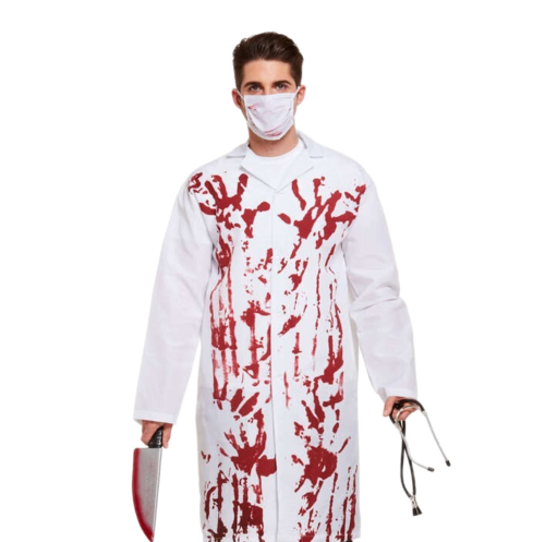 Doctor adult bloody Costume - Halloween - horror costume