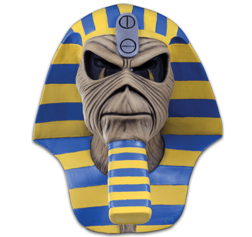 IRON MAIDEN Eddie Powerslave album cover mask Pharaoh -TOTS
