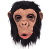 Monkey mask cheeky chimp ape latex animal mask - MONKEY