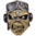 Eddie Iron maiden Aces High masque officiel en latex - Masque