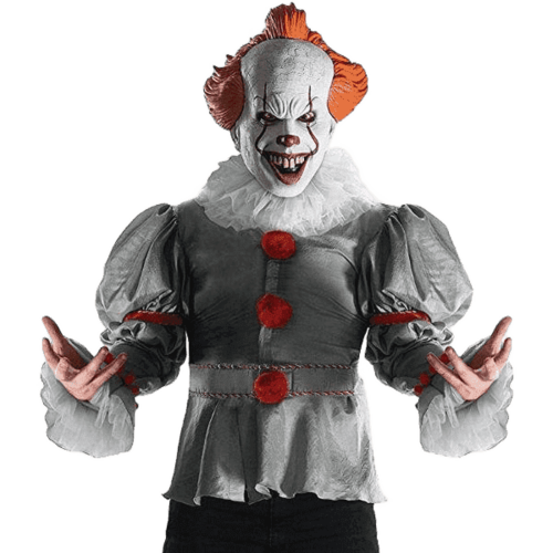 Pennywise der Clown IT Clown-Maske und Kostüm - PENNYWISE