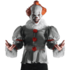 Pennywise clown IT costume and pennywise IT mask - PENNYWISE